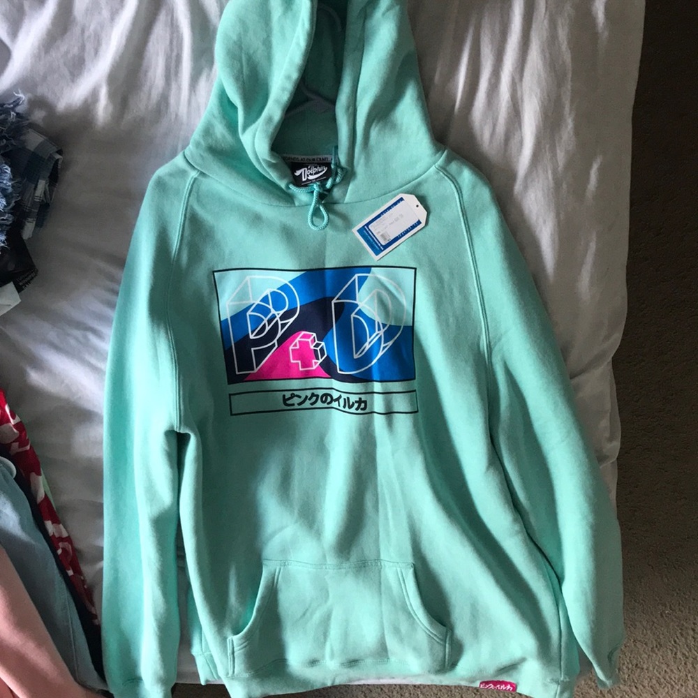 Pink Dolphin Men’s Hoodie